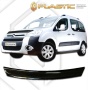 Дефлектор капота Citroen Berlingo 2009+ | черный
