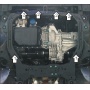Защита картера KIA Carens 2006-2013 | двигатель + КПП, 2 мм, сталь | MOTODOR | 01023