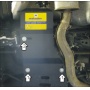Защита картера Nissan X-Trail 2007-2010 | задний дифференциал, 3 мм, сталь | MOTODOR | 11405