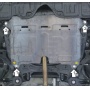 Защита картера Toyota Camry 2014-2018 | двигатель + КПП, 2 мм, сталь | MOTODOR | 72502