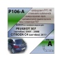 Фаркоп CITROEN C4 (хетчбек) 2011- | шар A | Лидер Плюс | P106-A