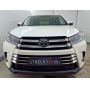 Накладки на фары для Toyota Highlander 3 2013-2020 | 2 штуки, декор