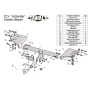 Фаркоп HYUNDAI TUCSON 1 (JM) 2004-2010 | шар BA - быстросъемный | Лидер Плюс | T-H204-BA
