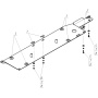 Защита картера Nissan X-Trail 2007-2010 | топливные трубки, 3 мм, сталь | MOTODOR | 11408