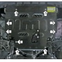 Защита картера SWM G01 2023- | двигатель + КПП, 2 мм, сталь | MOTODOR | 75101