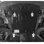 Защита картера Nissan X-Trail 2007-2010 | двигатель + КПП, 2 мм, сталь | MOTODOR | 71401