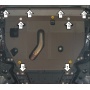 Защита картера Toyota RAV 4 2010-2013 | двигатель + КПП, 2 мм, сталь | MOTODOR | 72535
