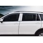 Накладки на стойки дверей для VW Tiguan 2017+ | нержавейка, 12 частей
