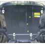 Защита картера Ford Escape 2007-2009 | двигатель + КПП, 2 мм, сталь | MOTODOR | 00743