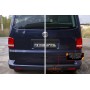 Накладка на задний бампер Volkswagen T5 2003+/2010+ (Caravelle, Multivan, Transporter) | шагрень