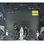 Защита картера Nissan Teana 2008-2014 | двигатель + КПП, 2 мм, сталь | MOTODOR | 01443