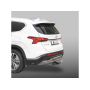 Фаркоп HYUNDAI SANTA FE 4 (TM) 2020-2024 рестайлинг | шар E - под квадрат - быстросъемный | Лидер Плюс | K132-E