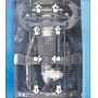 Защита картера Great Wall Hover H5 2010-2013 | двигатель + передний дифференциал + КПП + раздатка, 2 мм, сталь | MOTODOR | 03118