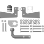 Фаркоп Nissan Pathfinder 2005-2010 | шар A - оцинкованный, нагрузка 75/1500 | MOTODOR | 91407-A