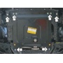 Защита картера Hyundai Solaris 2010-2014 | двигатель + КПП, 2 мм, сталь | MOTODOR | 70901
