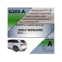 Фаркоп GEELY MONJARO 2022- | шар A | Лидер Плюс | G205-A