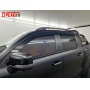 Дефлекторы Foton Tunland V9 2024+ | из 4 частей, премиум, плоские, 2D
