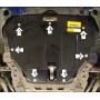 Защита картера Mazda 6 2002-2007 | двигатель + КПП, 2 мм, сталь | MOTODOR | 71104