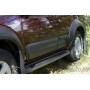Молдинги на двери широкие для Nissan Pathfinder (R51) 2004+/2010+ | глянец (под покраску)
