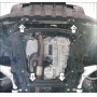 Защита картера Honda Pilot 2011-2015 | двигатель + КПП, 2 мм, сталь | MOTODOR | 00823
