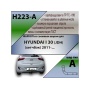 Фаркоп HYUNDAI I30 (JDH) (хетчбэк) 2011- | шар A | Лидер Плюс | H223-A