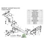 Фаркоп NISSAN X-TRAIL 2 (T31) 2007-2014 | шар F - кованый | Лидер Плюс | N103-F