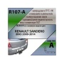 Фаркоп RENAULT SANDERO 1 (B90) 2009-2014 | шар A | Лидер Плюс | R107-A