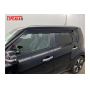 Дефлекторы Kia Soul 2 2014-2018 | из 6 частей, премиум, плоские, 2D