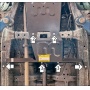 Защита картера Foton Tunland V9 2024- | раздатка, 2 мм, сталь | MOTODOR | 77510