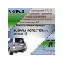 Фаркоп SUBARU FORESTER 3 (SH) 2008-2013 | шар A | Лидер Плюс | S306-A