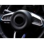 Накладка на руль для Mazda CX-5 2017+ | 1 часть, Silver (ABS)