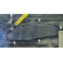 Защита картера Mitsubishi Pajero IV 2012-2020 | топливный бак, 3 мм, сталь | MOTODOR | 11340