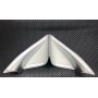 Треугольные накладки во внутреннюю часть двери для Mazda CX-5 2017+ | 2 части, Silver Edition