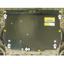 Защита картера Honda Civic VIII 2005-2012 | двигатель + КПП, 2 мм, сталь | MOTODOR | 00812