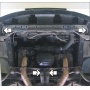 Защита картера Subaru Forester 1997-2002 | двигатель + радиатор, 2 мм, сталь | MOTODOR | 02205