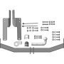 Фаркоп Lexus GX 460 2009-2013 | шар A - оцинкованный, нагрузка 75/1500 | MOTODOR | 92508-A