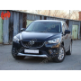 Накладка-обвес на передний бампер Mazda CX-5 (2011-2016) | Silver