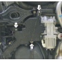 Защита картера Peugeot 4007 2007-2012 | топливный фильтр, 2 мм, сталь | MOTODOR | 01615
