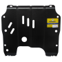 Защита картера Chevrolet Orlando 2010-2015 | двигатель + КПП, 2 мм, сталь | MOTODOR | 03028