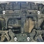 Защита картера Toyota Noah 2014-2021 | двигатель + КПП, 2 мм, сталь | MOTODOR | 72508