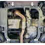 Защита картера Opel Meriva 2003-2010 | двигатель + КПП, 2 мм, сталь | MOTODOR | 71502
