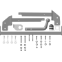 Фаркоп Ford Focus 2004-2007 | шар A - оцинкованный, нагрузка 75/1200 | MOTODOR | 90707-A