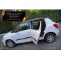 Накладки на пороги задних арок Skoda Fabia 2 2007-2015 | шагрень