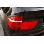 Накладки на задние фонари (реснички) для BMW X5 (E70) 2007+ | глянец (под покраску)
