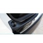 Накладка на задний бампер для BMW X3 (G01) 2017+ | зеркальная нержавейка, с загибом