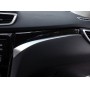 Накладка на переднюю панель для Nissan Qashqai 2014+ | нержавейка