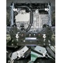 Защита картера Geely Tugella 2020- | двигатель + КПП, 2 мм, сталь | MOTODOR | 74205