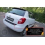 Накладка на кромку крышки багажника для Skoda Fabia 2 2008-2018 | шагрень, со скотчем 3M