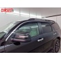 Дефлекторы Тойота Секвойя 2 2007-2022 | с хром молдингом, из 6 частей, премиум, плоские, 2D,