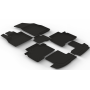 Резиновые коврики Tenet T8 | 7 мест | с высокими бортами | Seintex